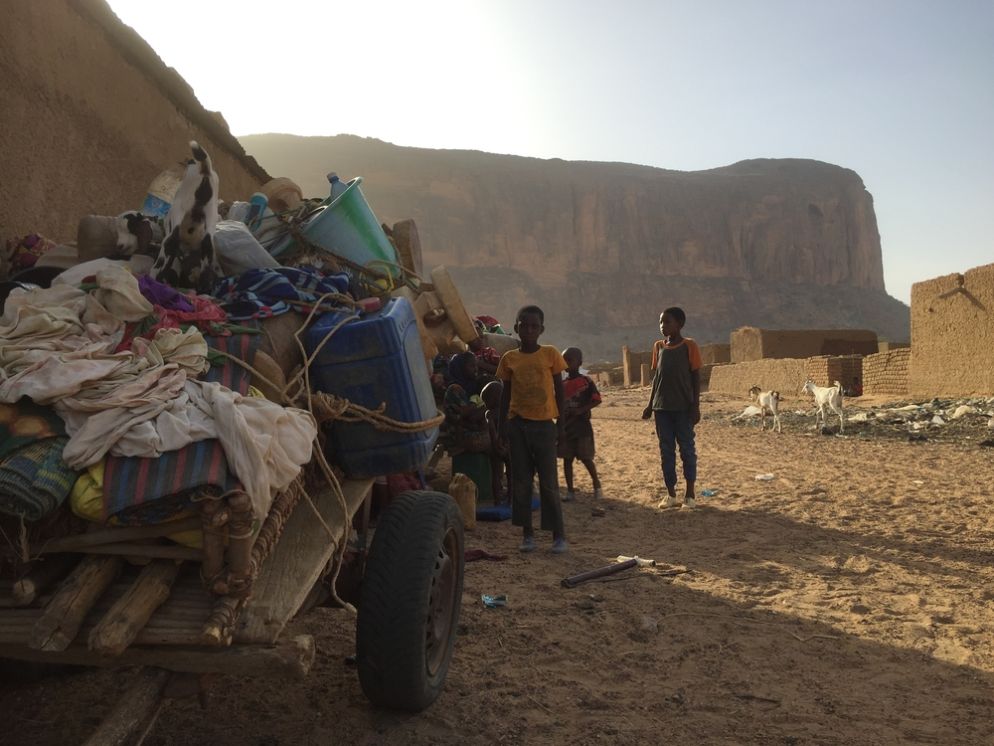 Un gruppo di bimbi nella regione del Mopti in Mali (Lamine Keita/Msf)