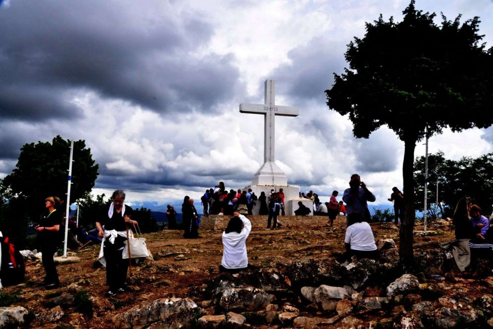 Una delle colline di Medjugorje