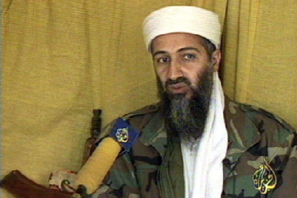 Ossa Benladen nel dicembre del 2001 (Ansa)