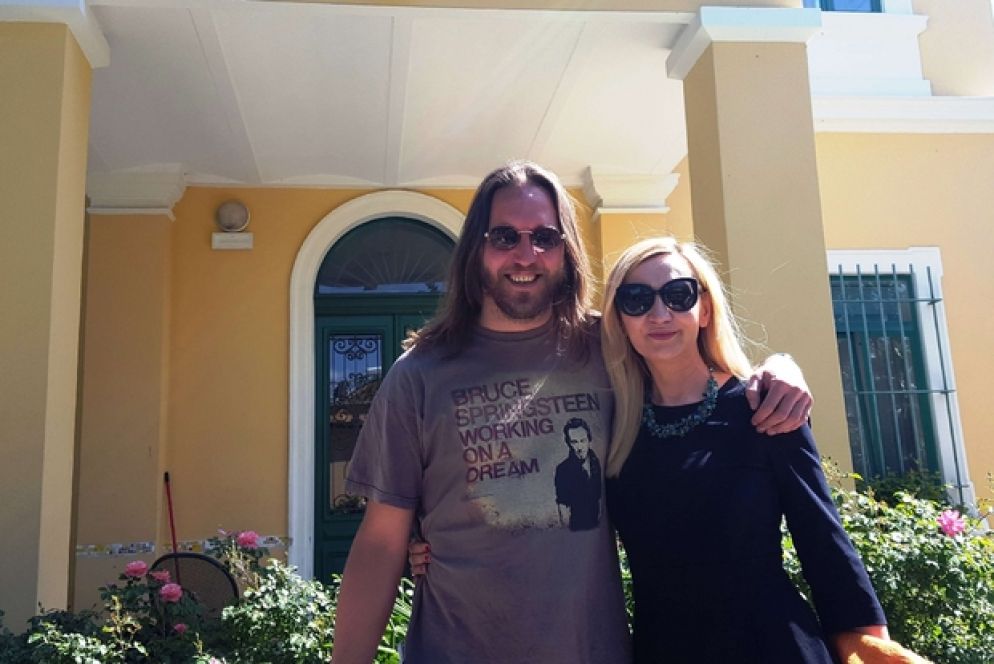 Roberto e la psichiatra Stana Stanic al Csm di Barcola