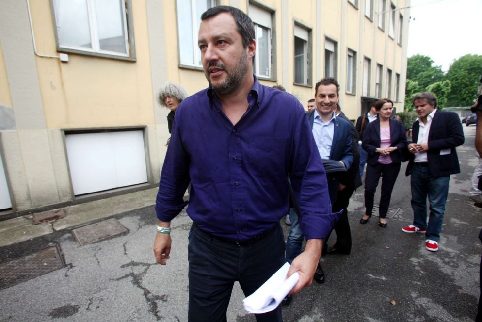Il leader della Lega Matteo Salvini