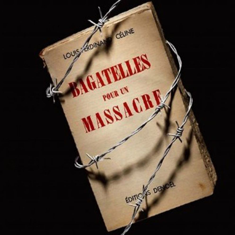 La copertina del libro “maledetto” dove Céline da fondo al suo antisemitismo