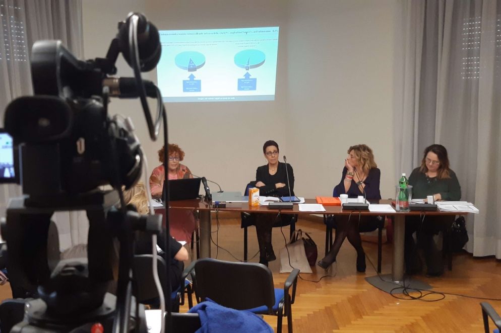 La presentazione della ricerca nella sede della Fnsi