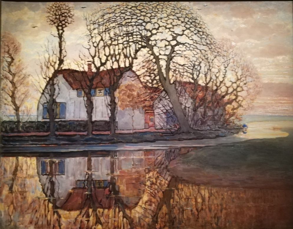 Piet Mondrian, “Stazione a Duivendrecht” (1916)