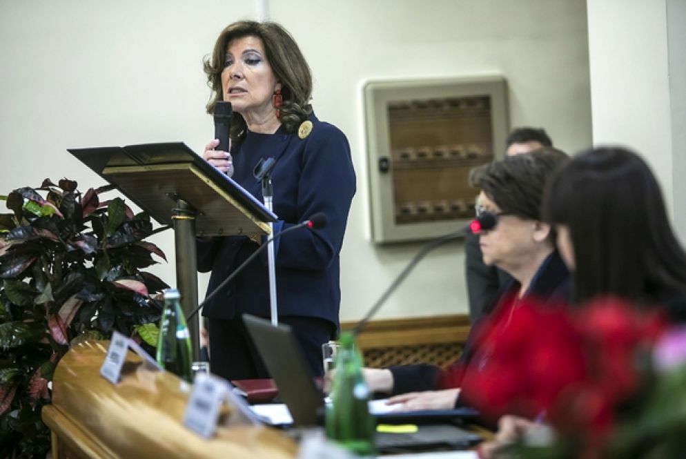 La presidente del Senato, Casellati (Siciliani)