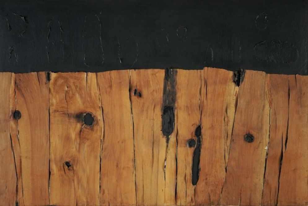 Alberto Burri, “Legno Sp” (1958)