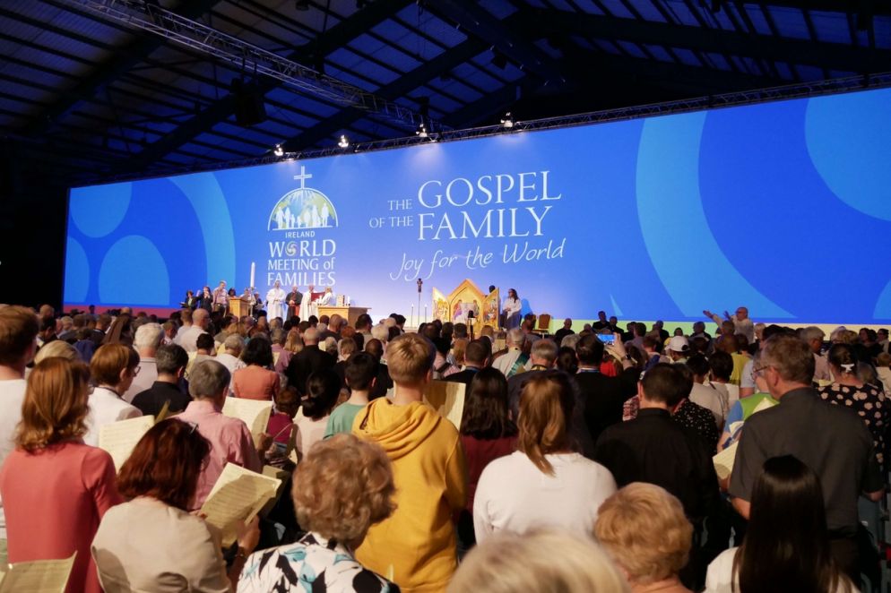 Un evento dell'Incontro mondiale delle famiglia a Dublino (foto Zunino)