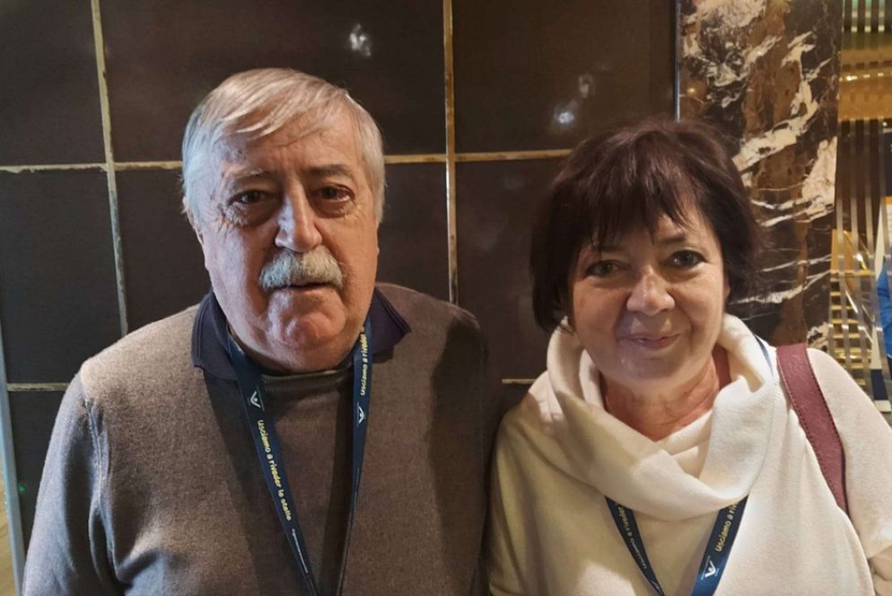 Elena Caucino col marito Gentile, Biella - Ognibene