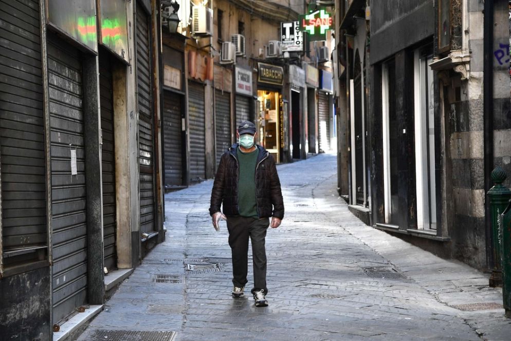 Un carrùggio nel cuore di Genova - Ansa