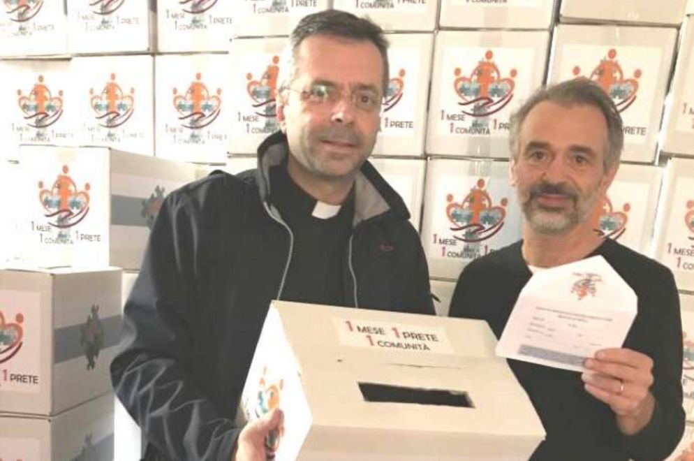 Don Fabio Gennai, direttore dell’Idsc di Imola, e l’incaricato diocesano Davide Martini - .
