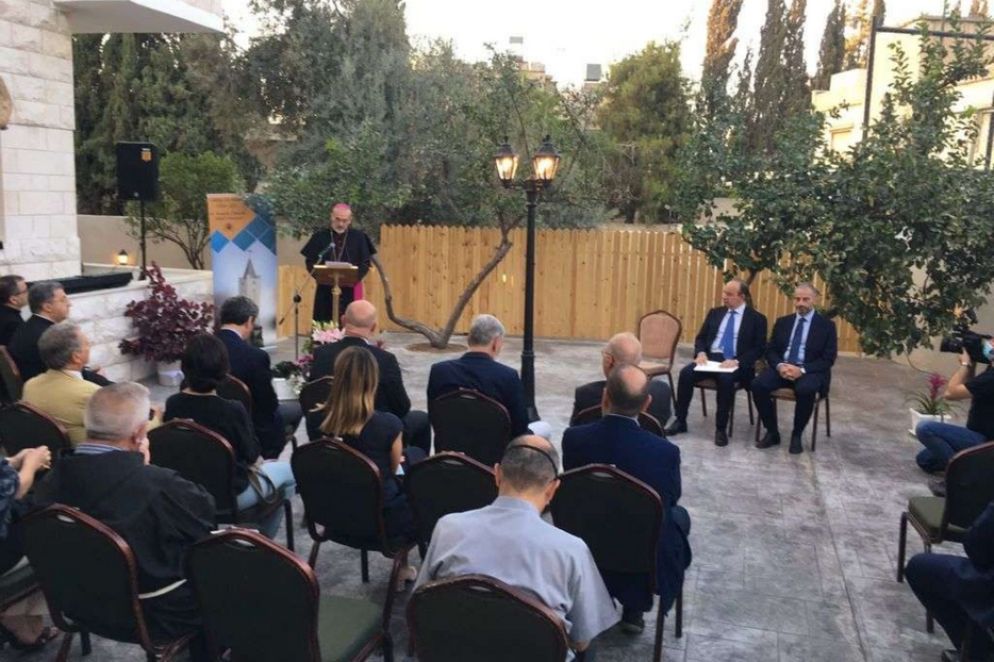 Un momento dell'inaugurazione della Casa del Sacro Cuore ad Amman - Collaboratori
