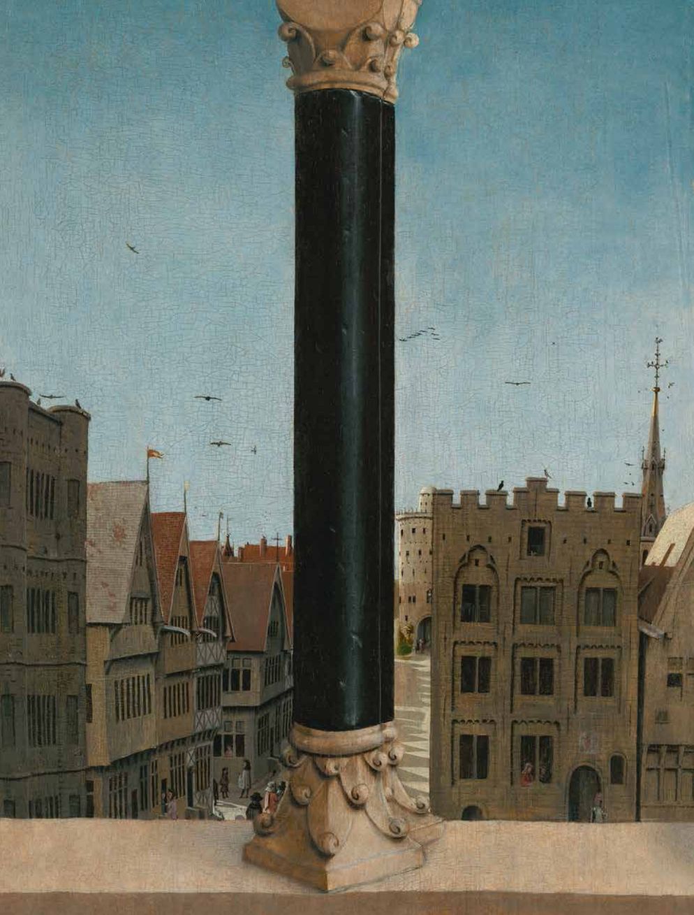 «Vista sulla città» (parte interna del Polittico)