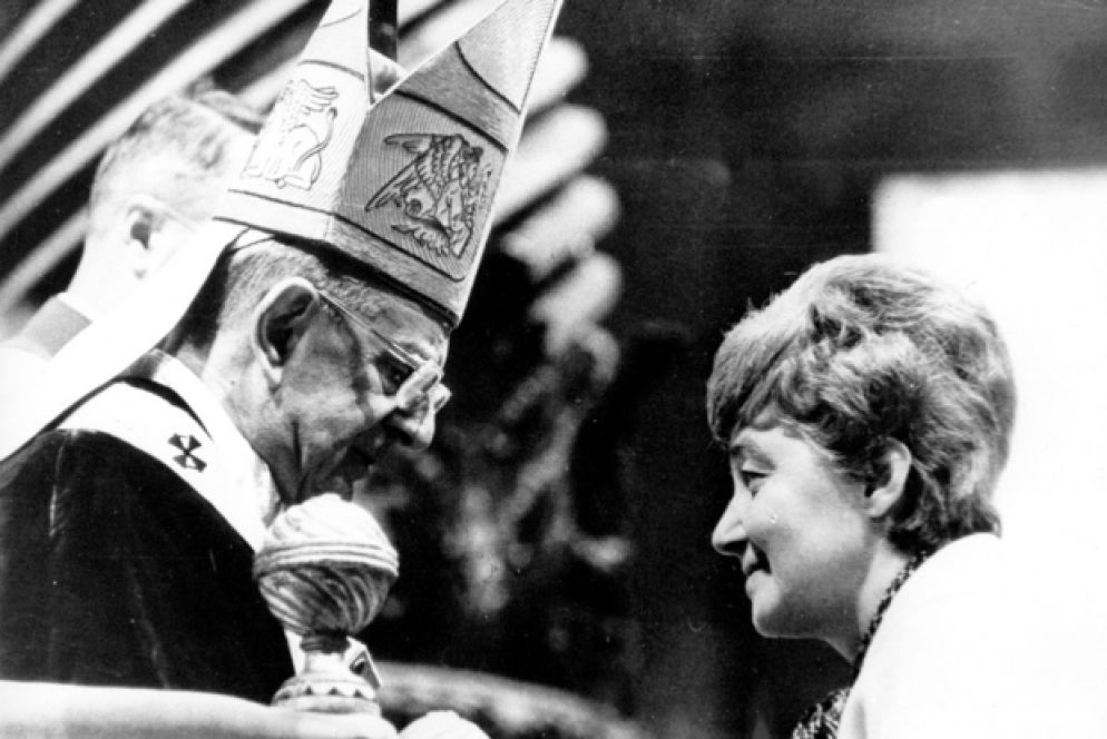 Chiara Lubich con Paolo VI - (archivio Avvenire)