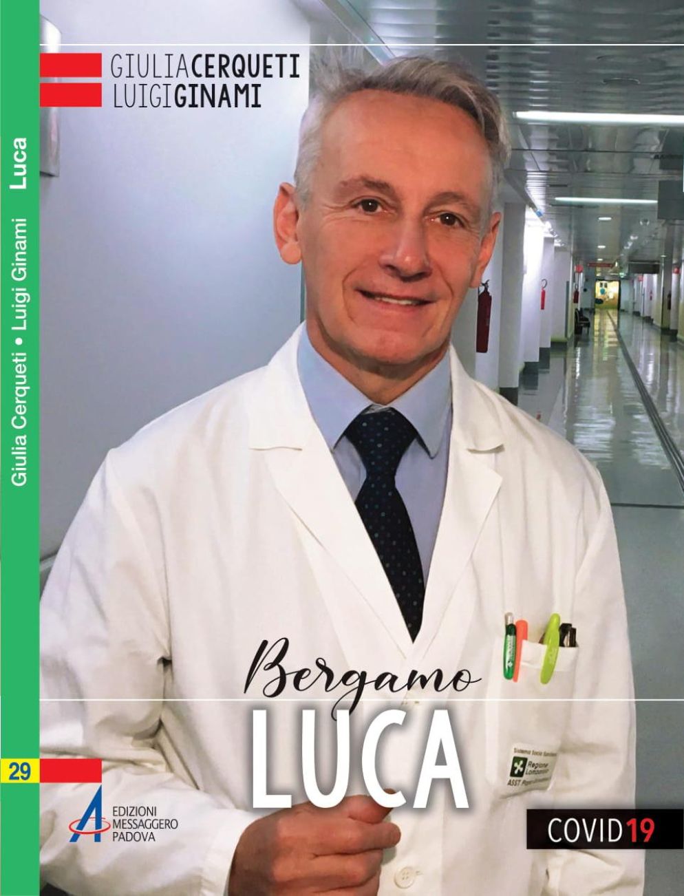 La copertina del libro "Luca: Bergamo" - Edizioni Messaggero di Padova