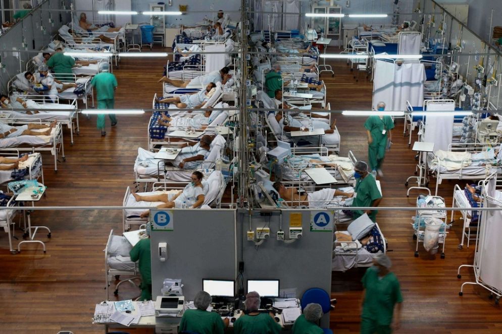 Terapie intensive piene nello Stato di San Paolo - Ansa