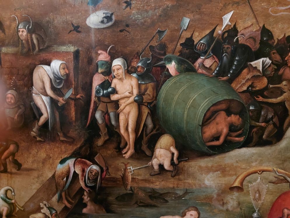 Pieter, "Inferno" (1570, particolare) - Madrid, Museo del Prado