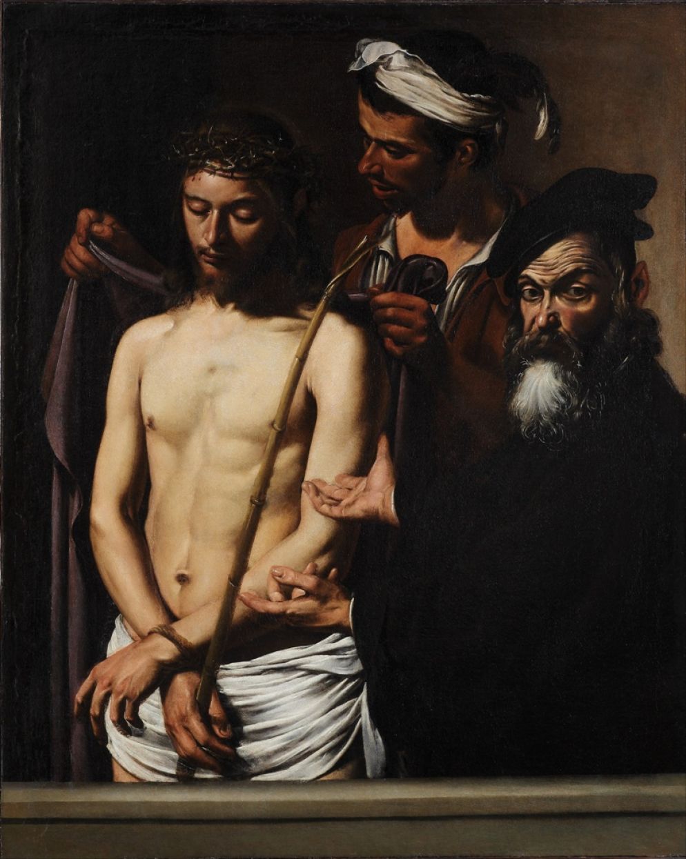 L'"Ecce Homo" di Genova, la cui attribuzione a Caravaggio è sempre stata molto discussa