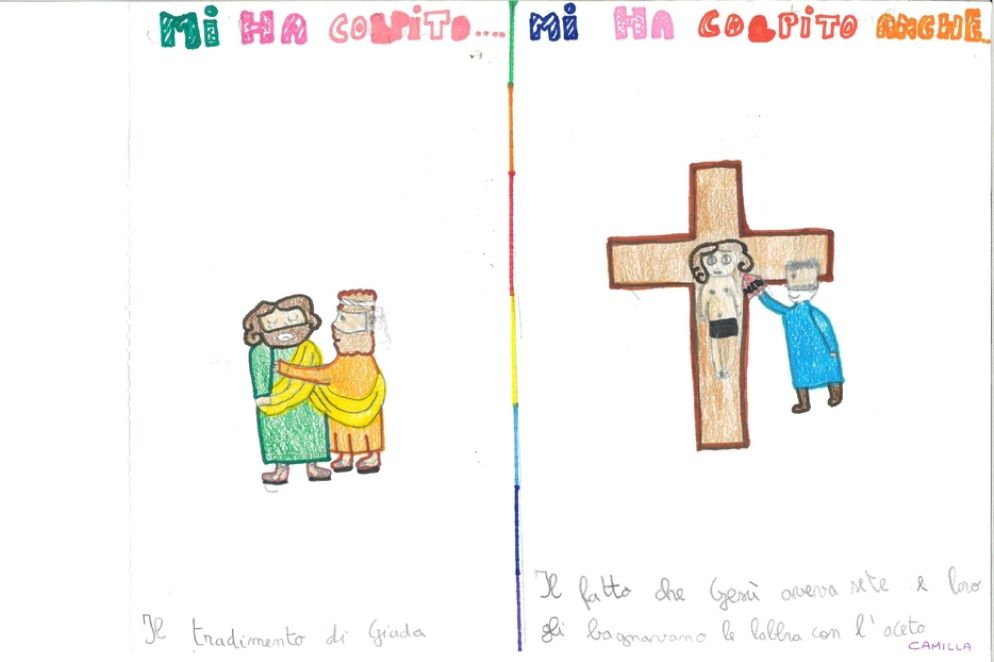 Uno dei disegni realizzati da bambini e ragazzi della Casa Famiglia “Mater Divini Amoris” e della Casa Famiglia “Tetto Casal Fattoria” - Libreria editrice vaticana
