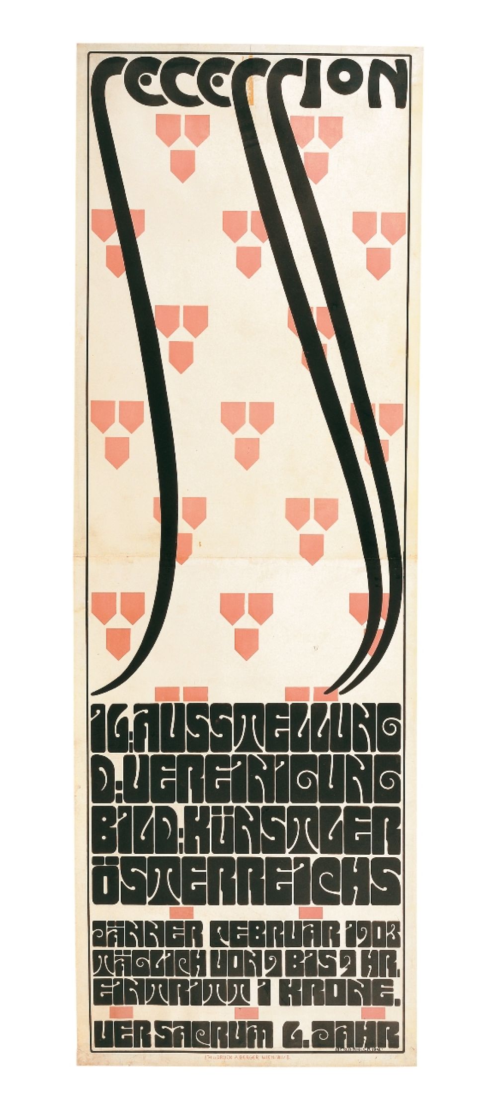 Alfred Roller, manifesto per la XVI mostra della Secessione, 1903 - Erpac FVG