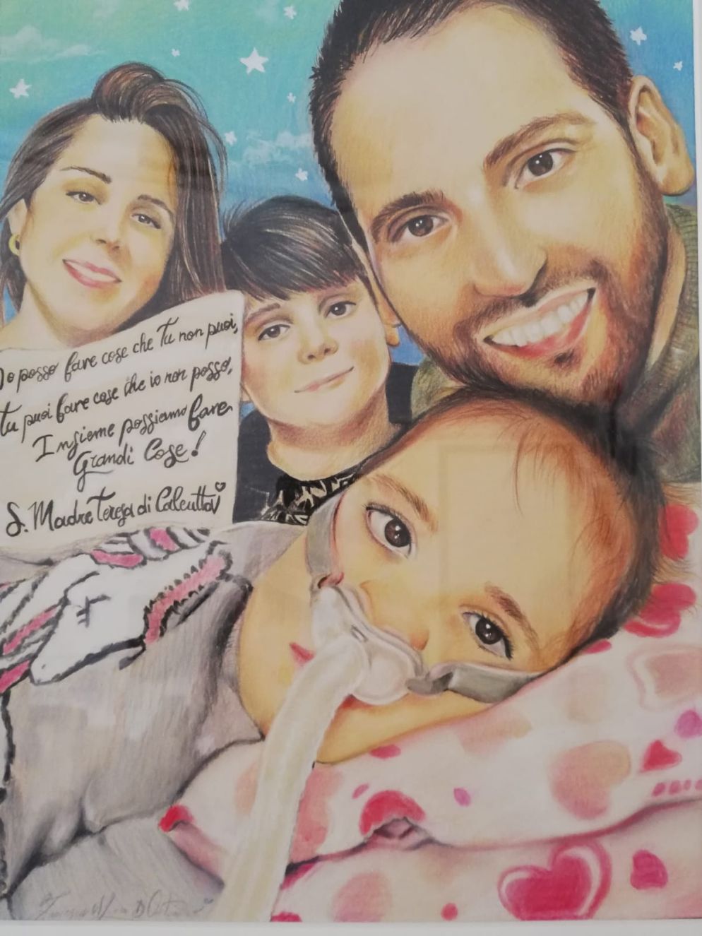 Un ritratto della famiglia di Noemi