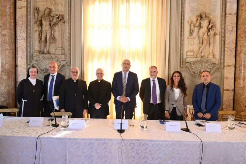 Un momento della presentazione di Casa Roma - Ufficio stampa Cottolengo-Xenia