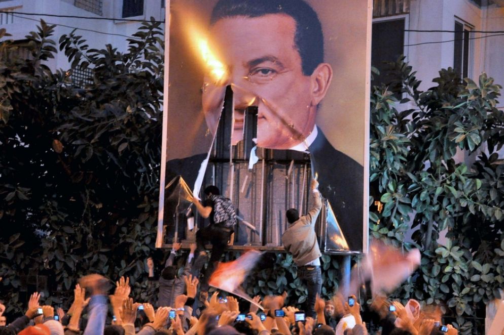 Le proteste del gennaio 2011 - Ansa