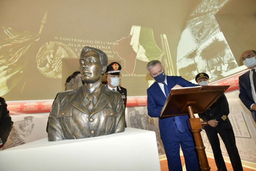 Inaugurazione alla Torre di Palidorio delle spazio dedicato a Salvo D'Acquisto - Arma dei Carabinieri