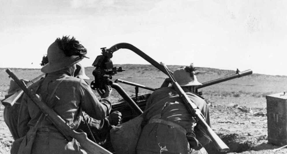 Un'immagine storica della battaglia di El Alemain - Foto Esercito italiano