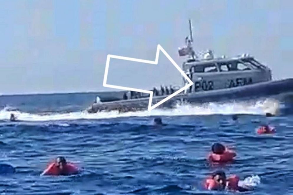 Il pattugliatore “P02” delle Forze armate maltesi (Afm) interviene l’11 aprile