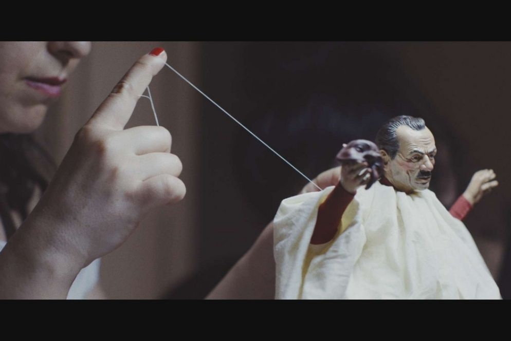 Un momento del documentario “Il nostro Eduardo”, andato in onda su Rai 1