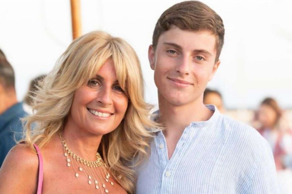 Con la mamma Ilaria.