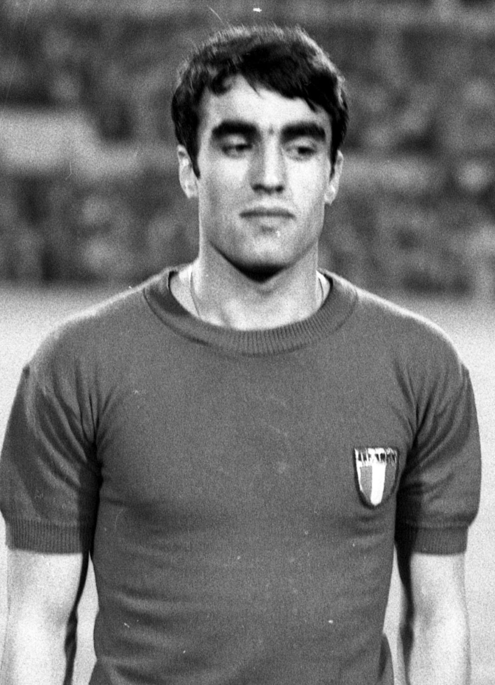 Anastasi con la maglia della Nazionale - ANSA