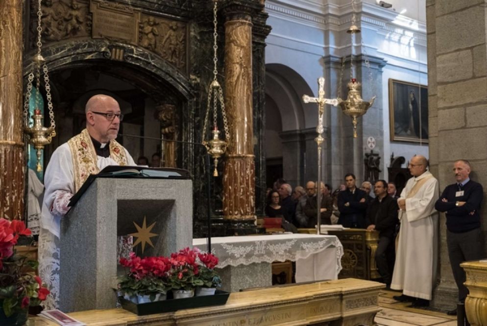 Don Michele Berchi, rettore del Santuario di Oropa - Foto Bassoli