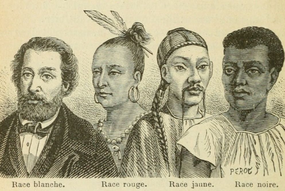 Pagina di un manuale scolastico francese di inizio Novecento - .