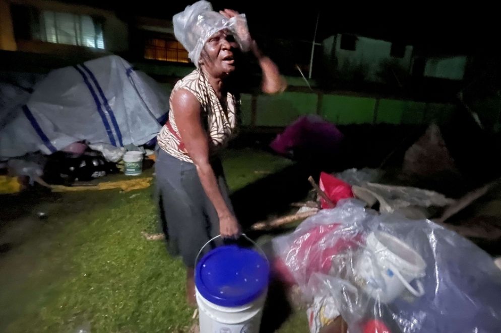 Gran parte di Les Cayes è stata allagata - Reuters