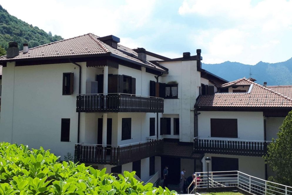 Il condominio in cui sono stati uccisi i due gemelli 12enni - Ansa