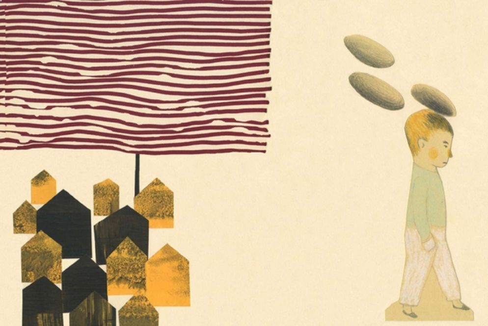 Chiara Carrer, illustrazione per J. Luján, “La roca” (2013)