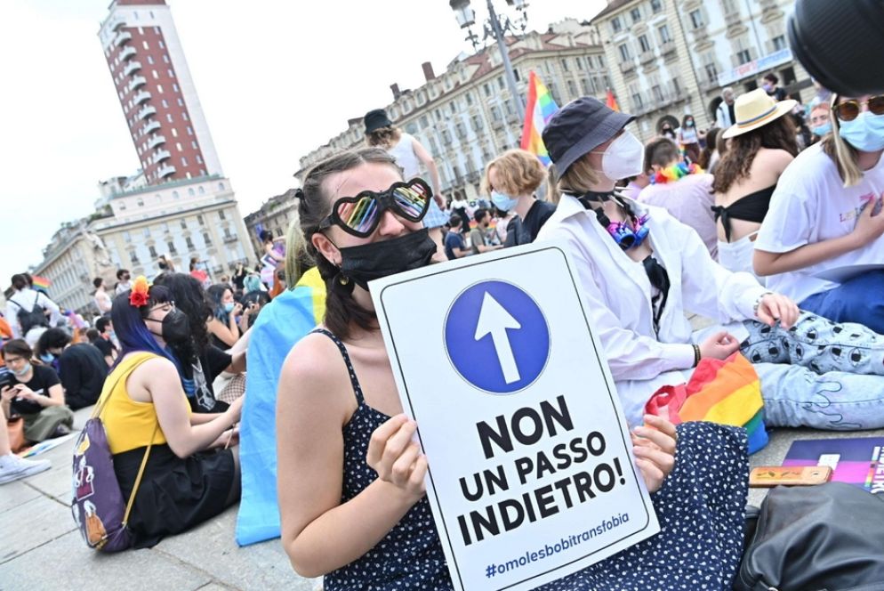 La manifestazione di Torino