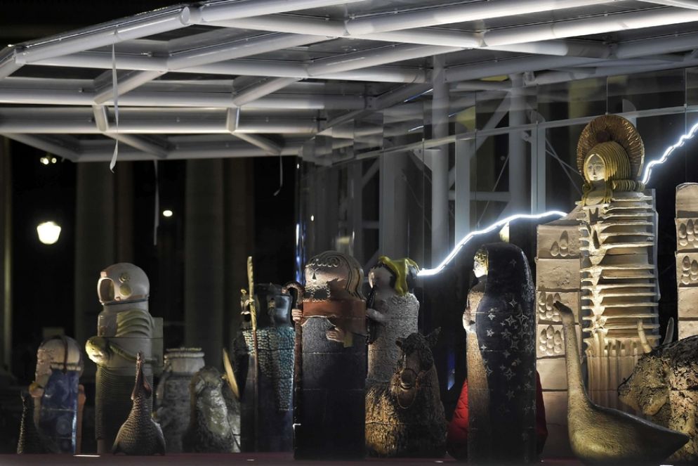 Il presepe in piazza San Pietro - Siciliani