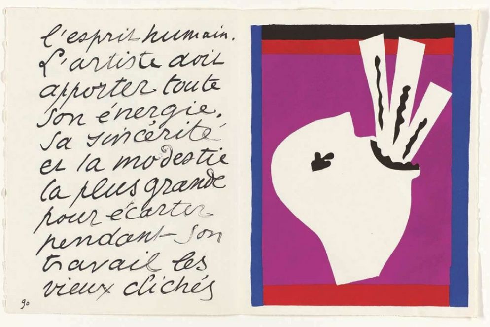 Henri Matisse, “Jazz”, pagine 90-91 (“L’avaleur de sabres”) - Succession H Matisse / Dacs 2020 / Einaudi