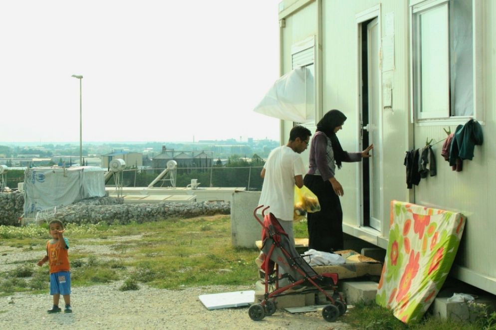 Il campo profughi di Diavala, 12 km da Salonicco - F.G.