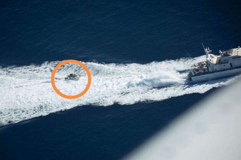 Il 'recupero' di un barcone