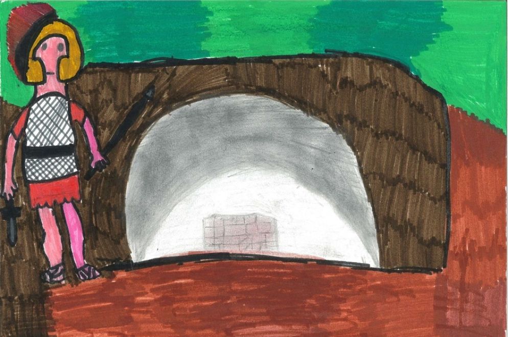 Uno dei disegni realizzati da bambini e ragazzi della Casa Famiglia “Mater Divini Amoris” e della Casa Famiglia “Tetto Casal Fattoria” - Libreria editrice vaticana