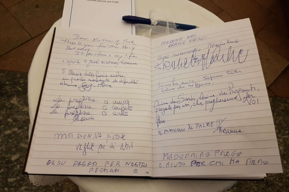 Il libro delle preghiere spontanee nella Basilica di San Babila - Avvenire