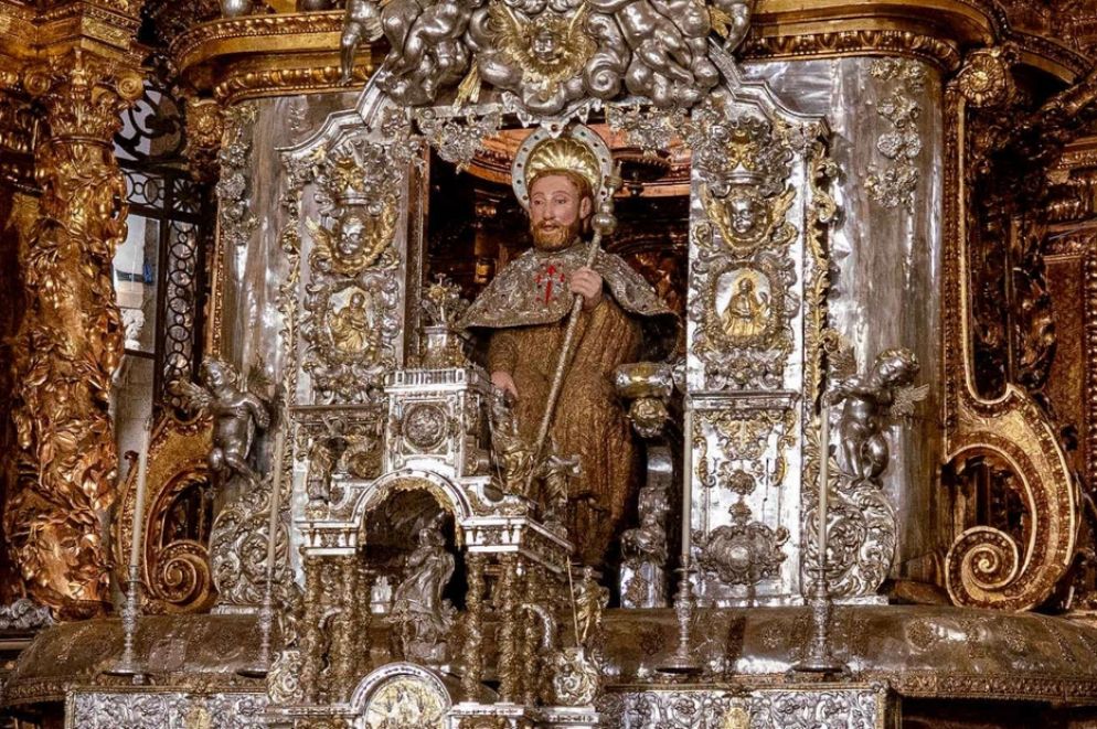La reliquia di san Giacomo nella Cattedrale di Santiago di Compostela - Arcidiocesi di Santiago
