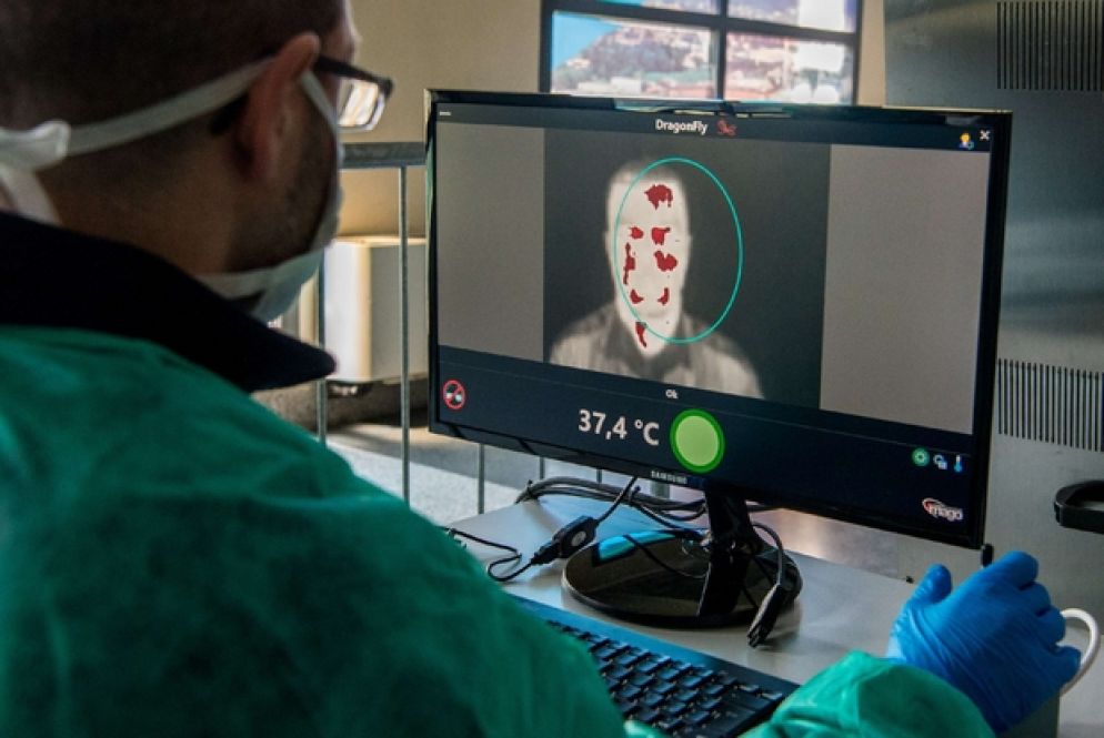 Controlli al Pronto soccorso dell'ospedale di Brescia - Fotogramma