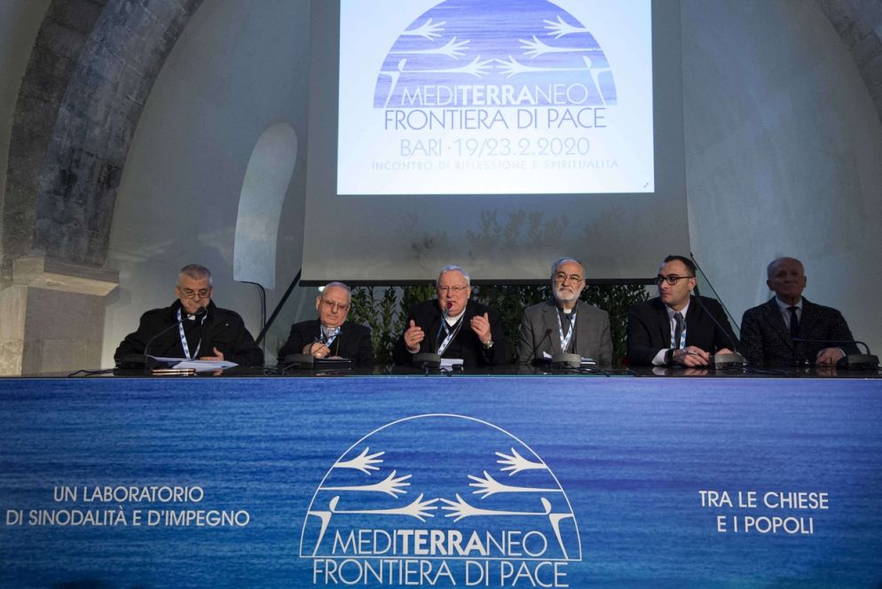 La conferenza stampa conclusiva dell'Incontro Cei sul Mediterraneo - Sicialiani