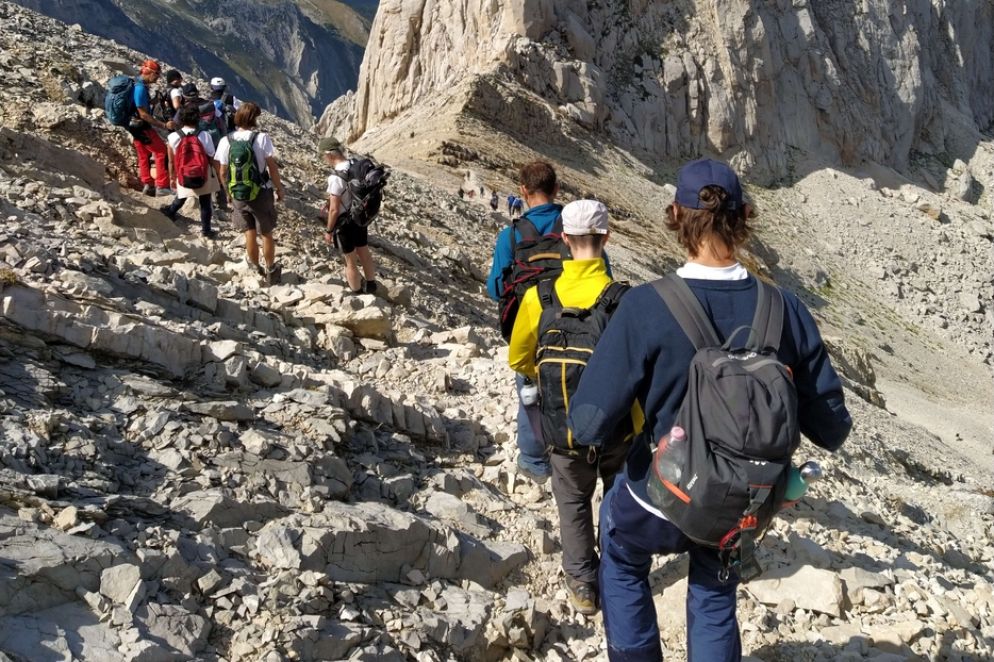 Un momento della spedizione - .