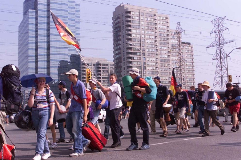 Giovani alla Gmg di Toronto nel 2002 - Foto di archivio