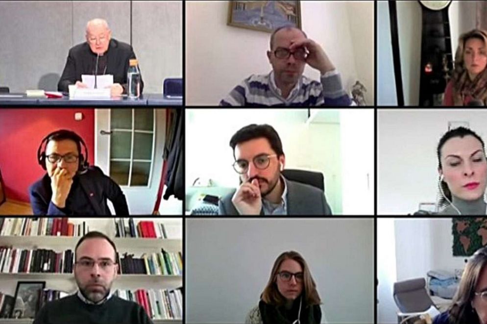 Alcuni dei protagonisti della presentazione online - Siciliani